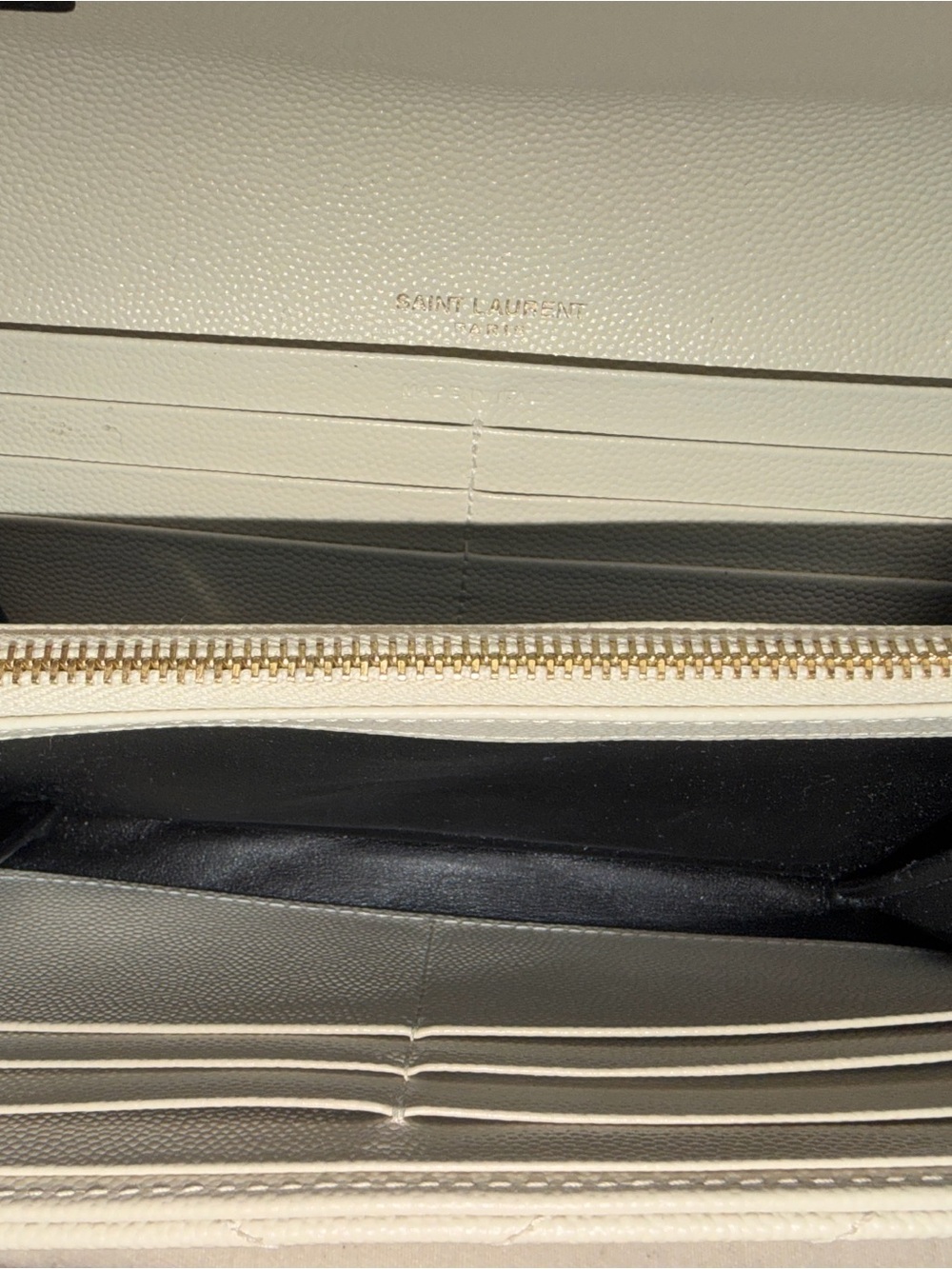Yves Saint Laurent AUTHENTIC Cassandre Leather Wallet - Picture 3 of 7